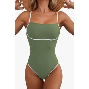 Cupshe One Piece Swimsuit Tummy Control New with Tags Size Large